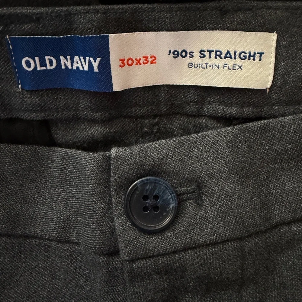 Old Navy Men's  90’s Straight Twill Pants - Picture 7 of 9
